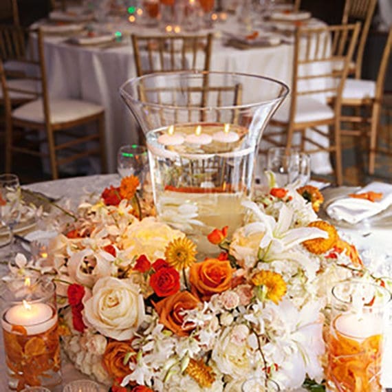 Place Setting At Wedding With Flowers