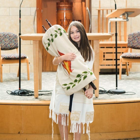 Young Woman With Torah